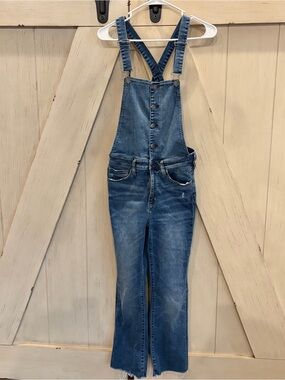 American Eagle Outfitters Super Stretch Tomgirl Overall Size 8